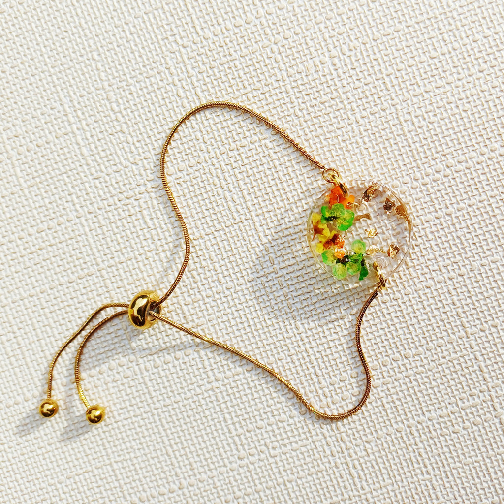 Bracelet Éclat Fleuri – Ajustable