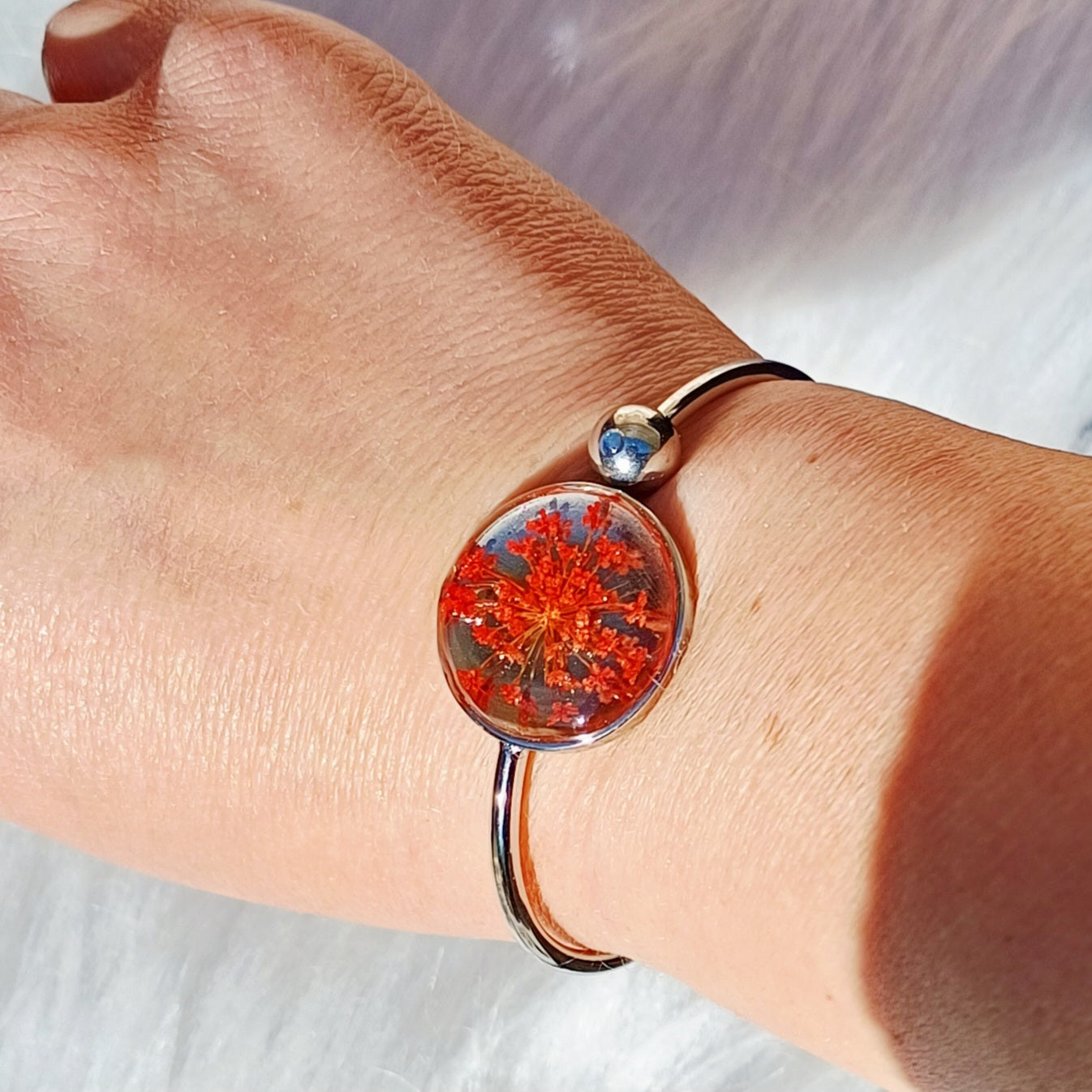 Bracelet Fleur séchée