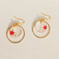 Boucles d'oreilles Fleurs Séchées – Douceur Naturelle