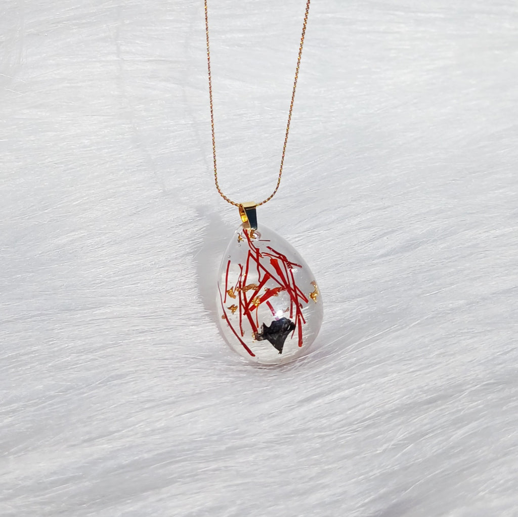 Collier Safran – Essence Rare et Énergie