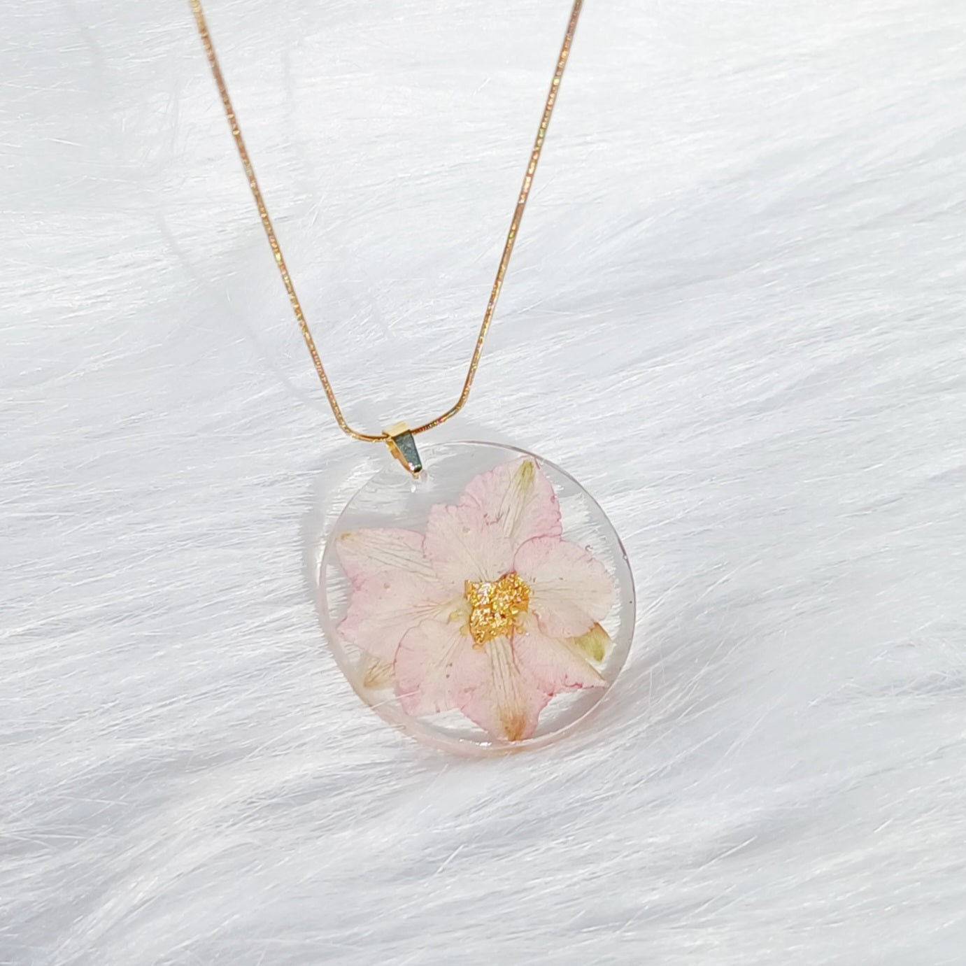 Parure Fleurs Séchées – Rose Douceur