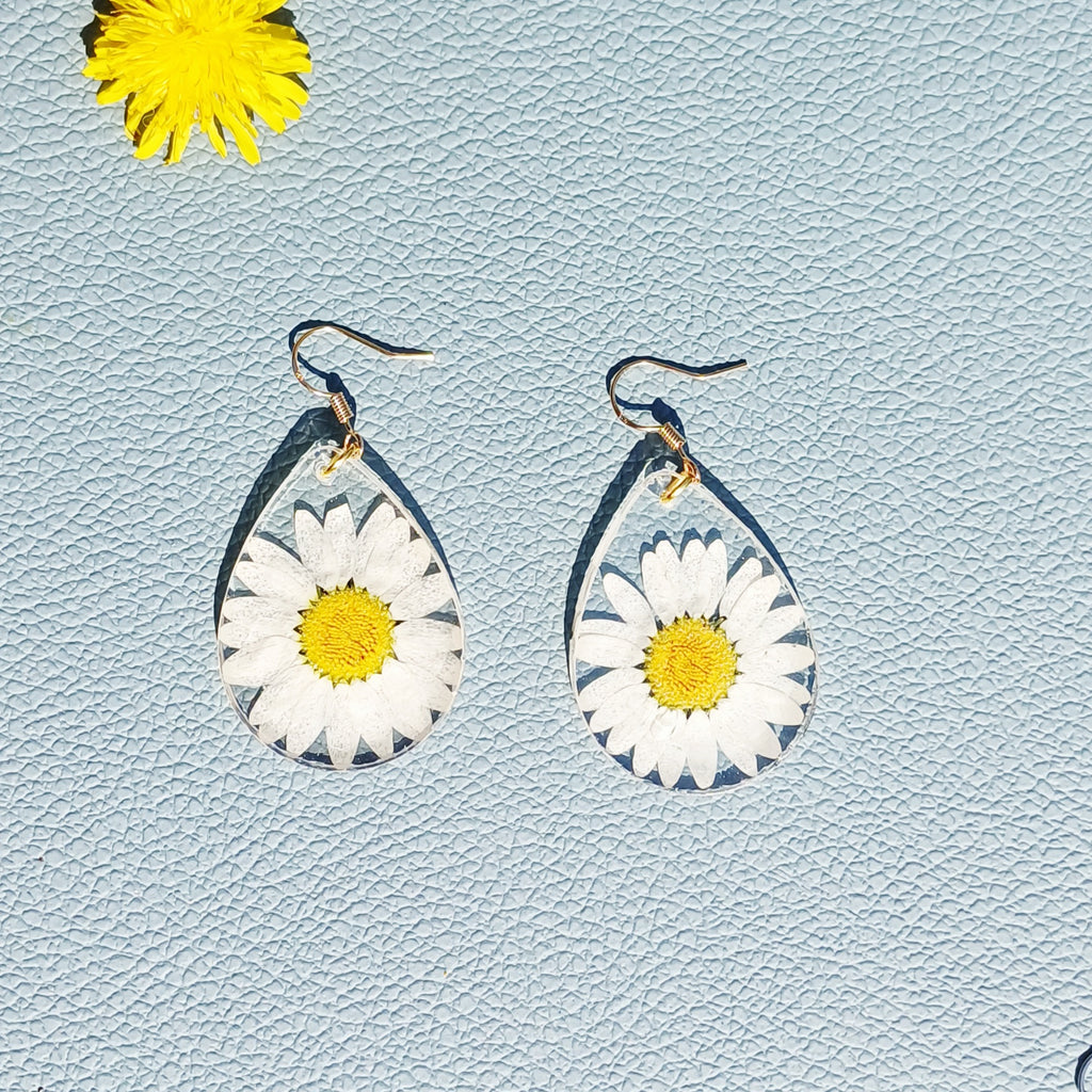 Boucles d'oreilles Marguerites – Douceur et Innocence