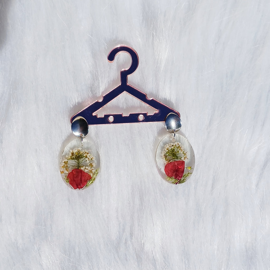 Boucles d'oreilles - Éclat de Coquelicot