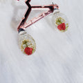 Boucles d'oreilles - Éclat de Coquelicot