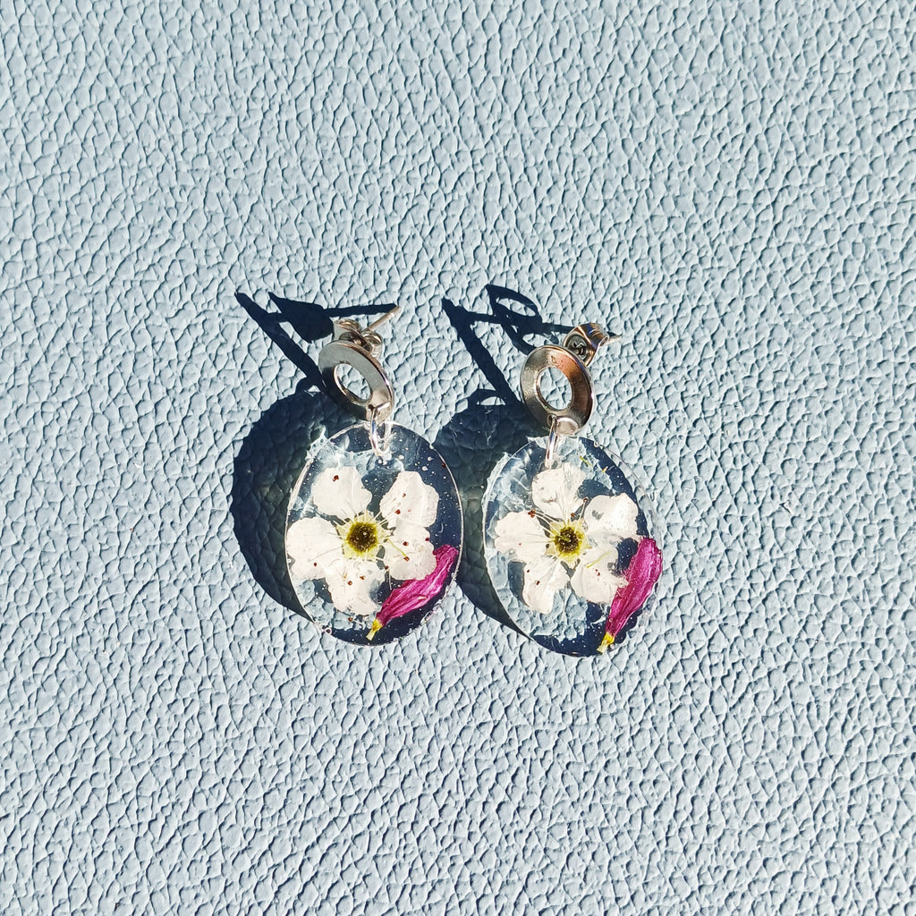 Boucles d'oreilles Fleurs de cerisier - Instant précieux