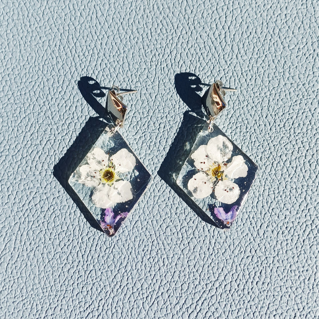 Boucles d'oreilles Fleurs de Cerisier - Harmonie et Douceur