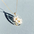 Collier Instant Fleuri – Fleurs de Cerisier