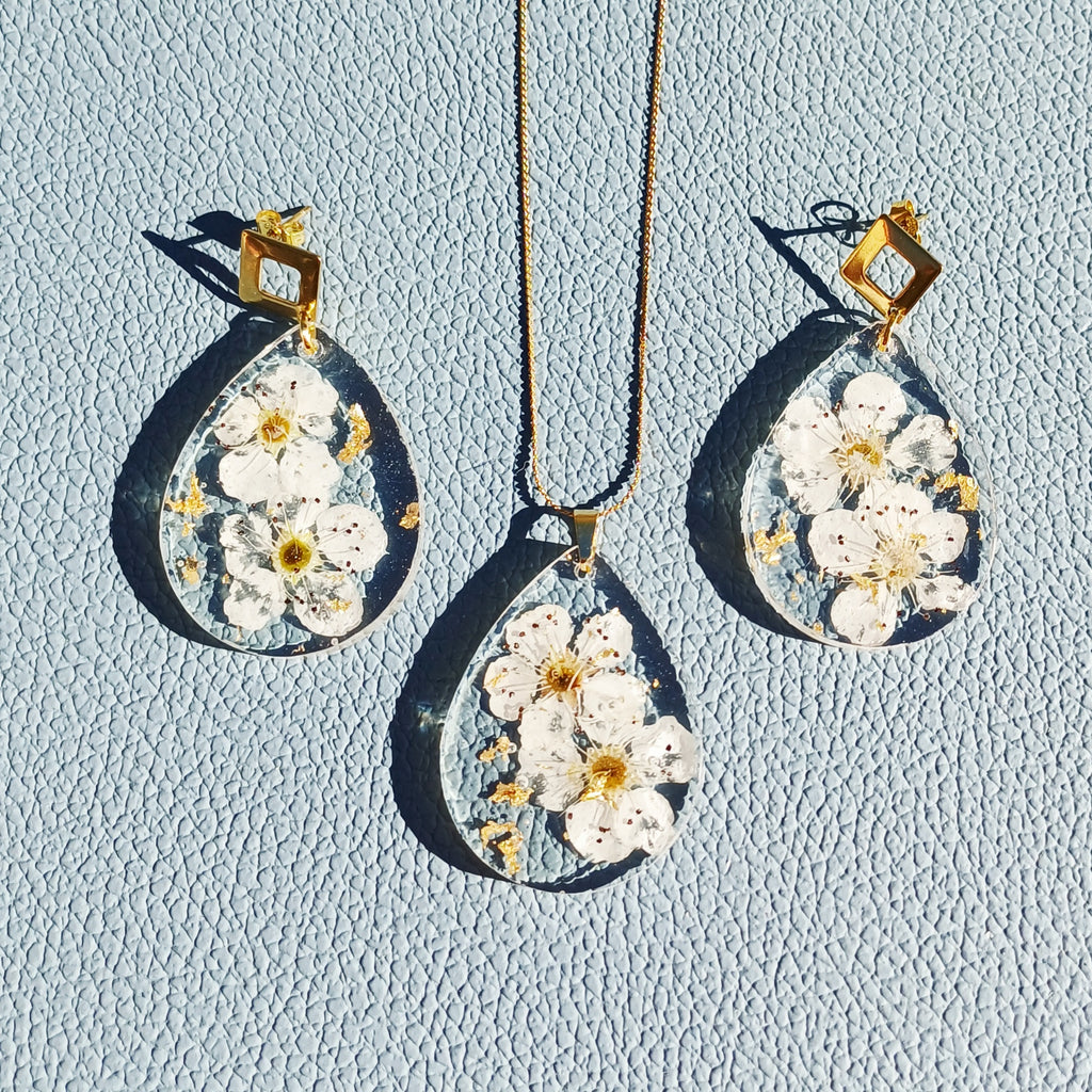 Parure Fleurs de Cerisier – Élégance Naturelle