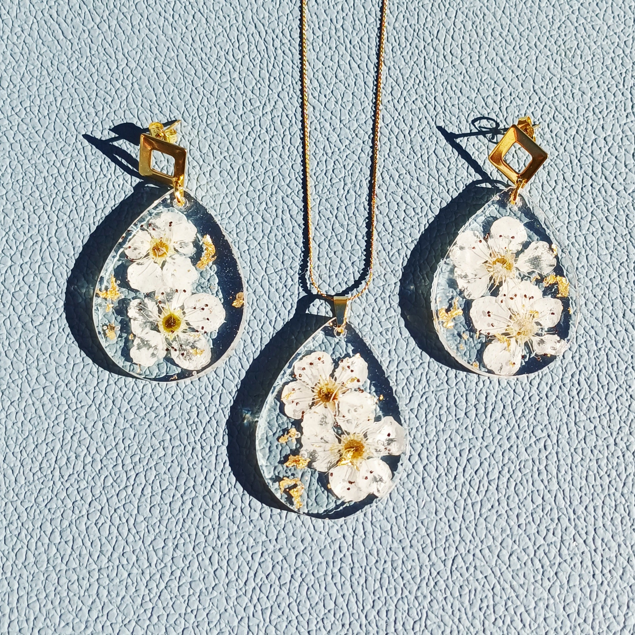 Parure Fleurs de Cerisier – Élégance Naturelle