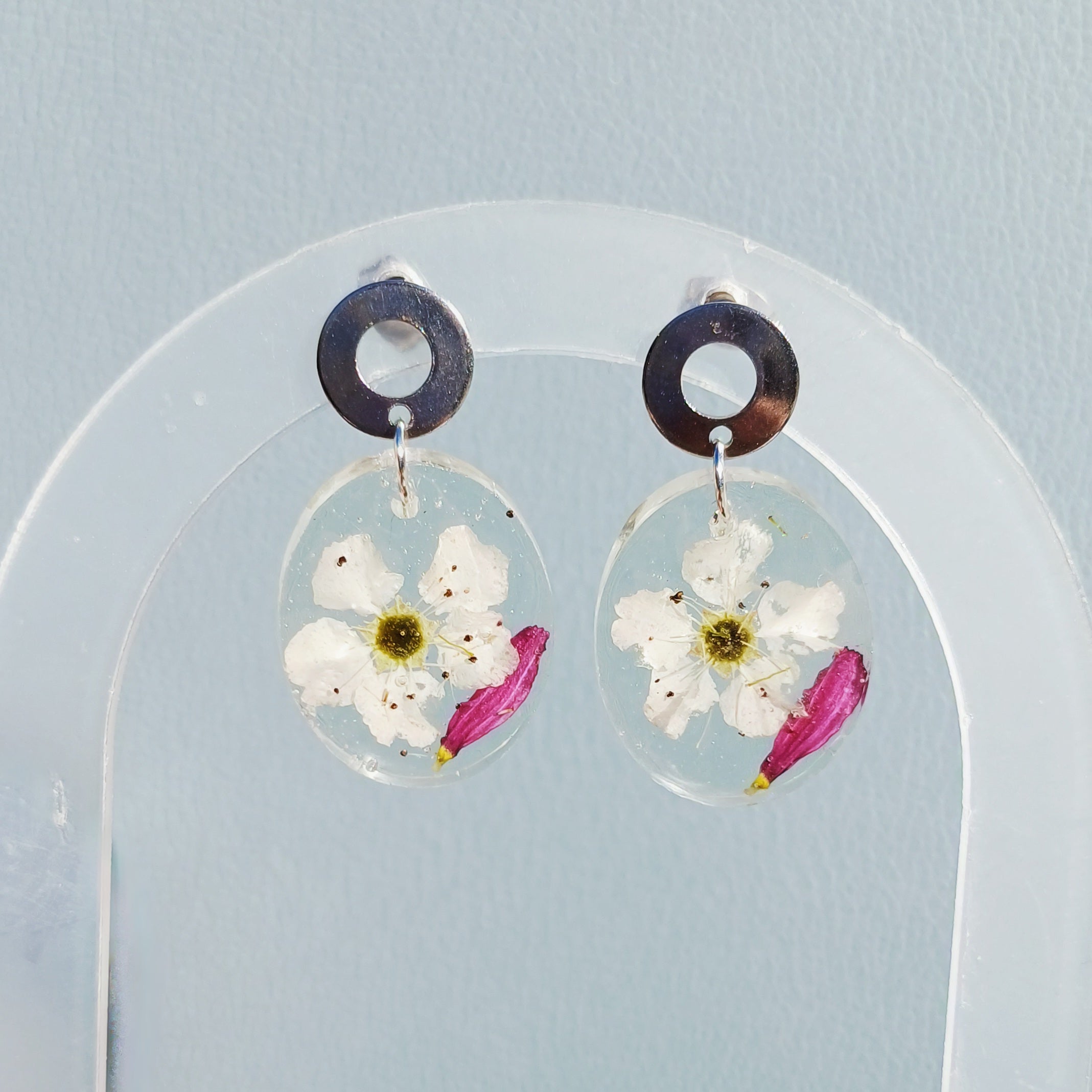 Boucles d'oreilles Fleurs de cerisier - Instant précieux