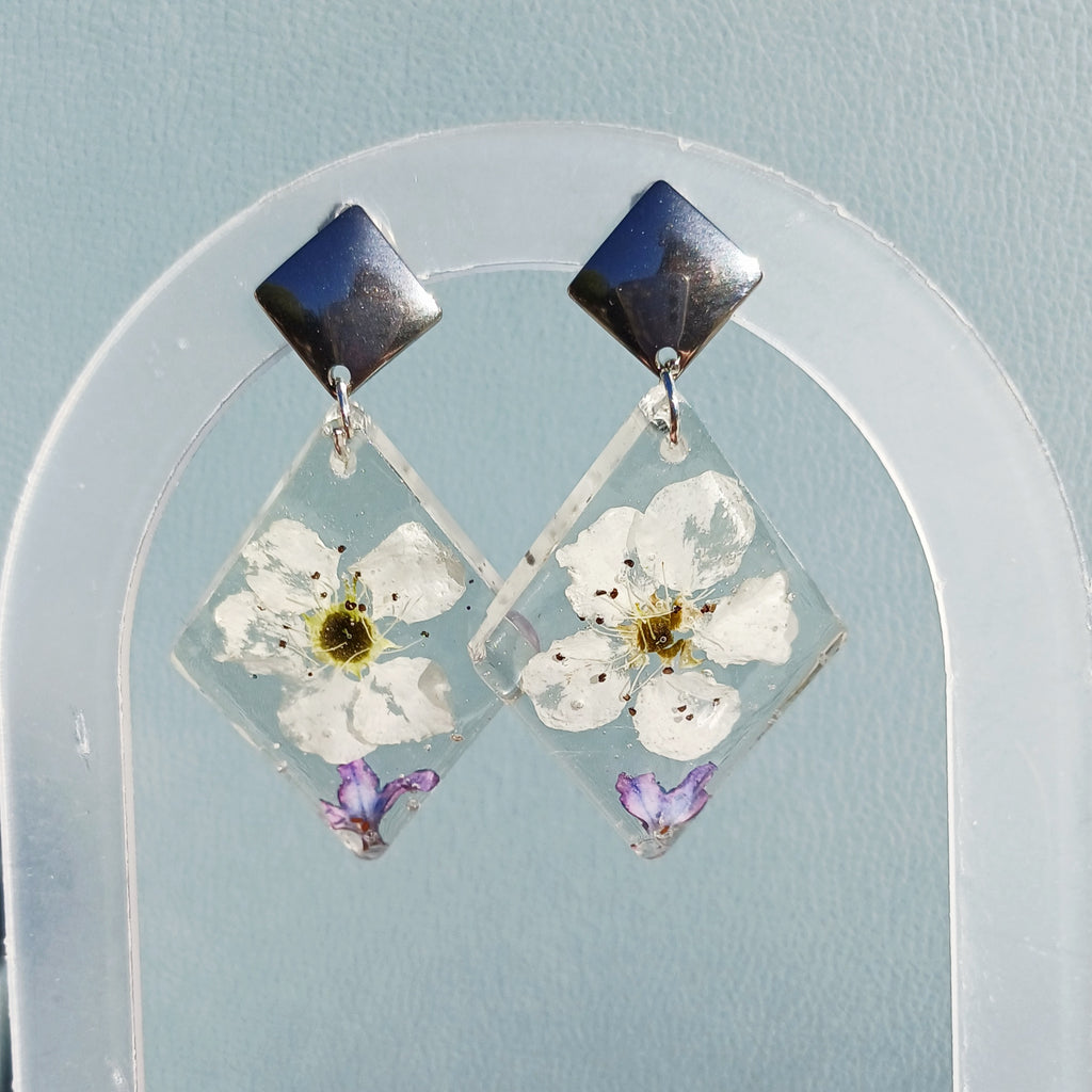 Boucles d'oreilles Fleurs de Cerisier - Harmonie et Douceur
