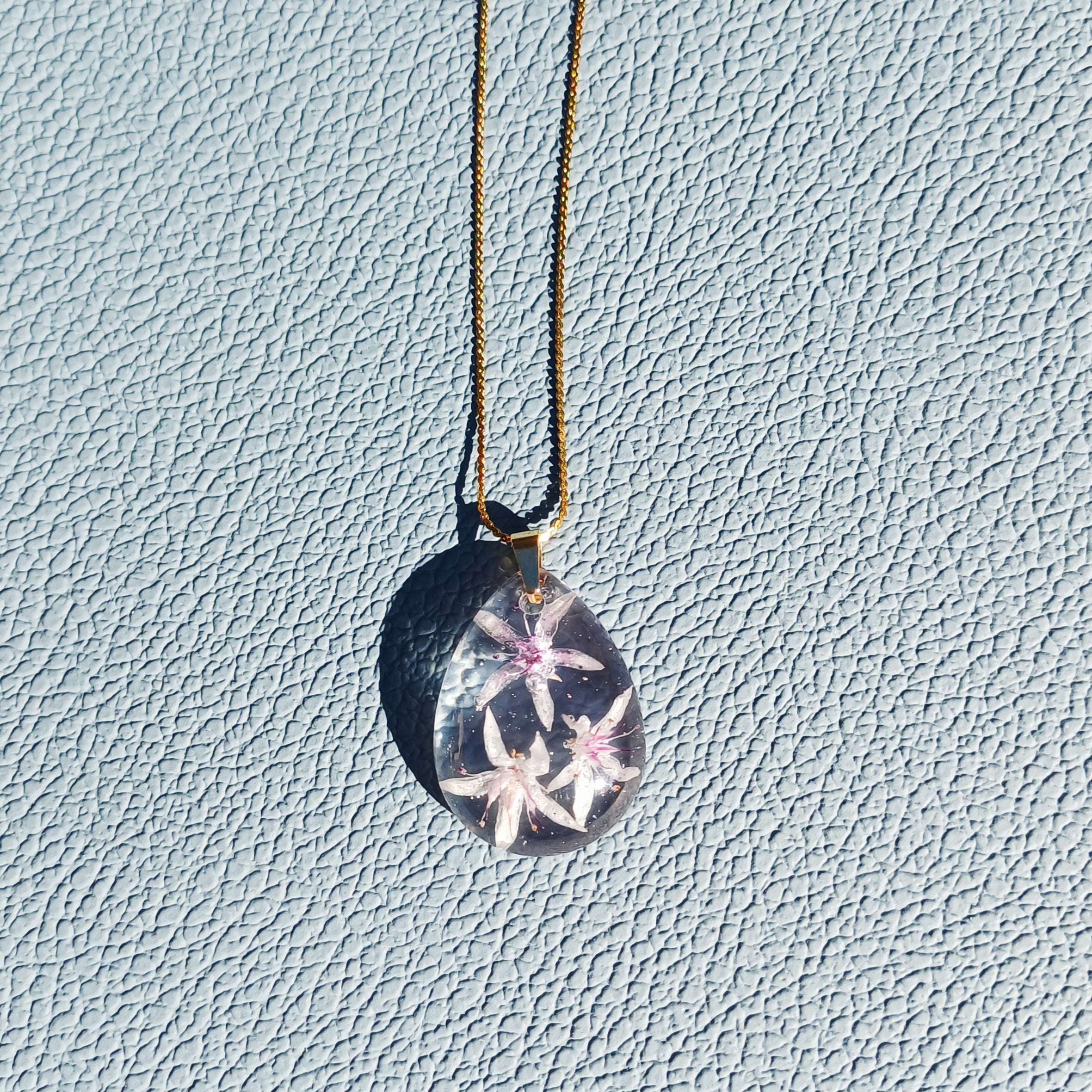 Collier Fleurs de Jade