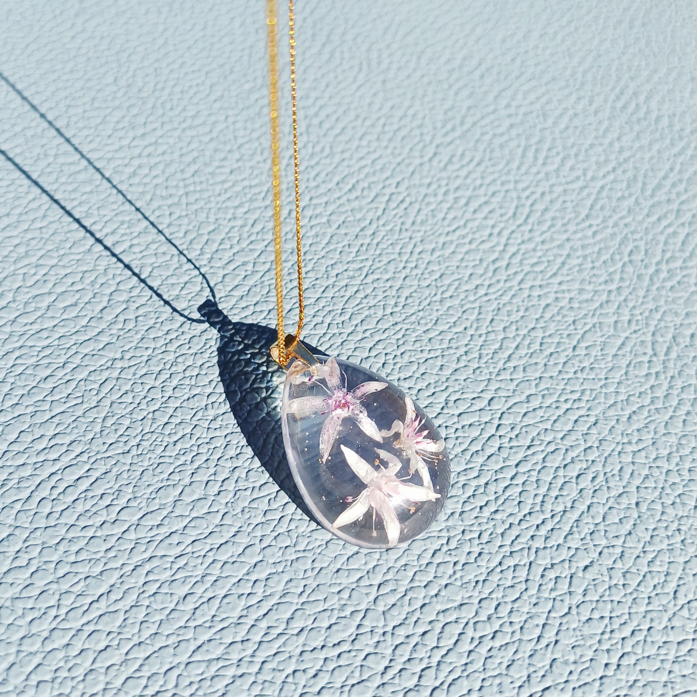 Collier Fleurs de Jade