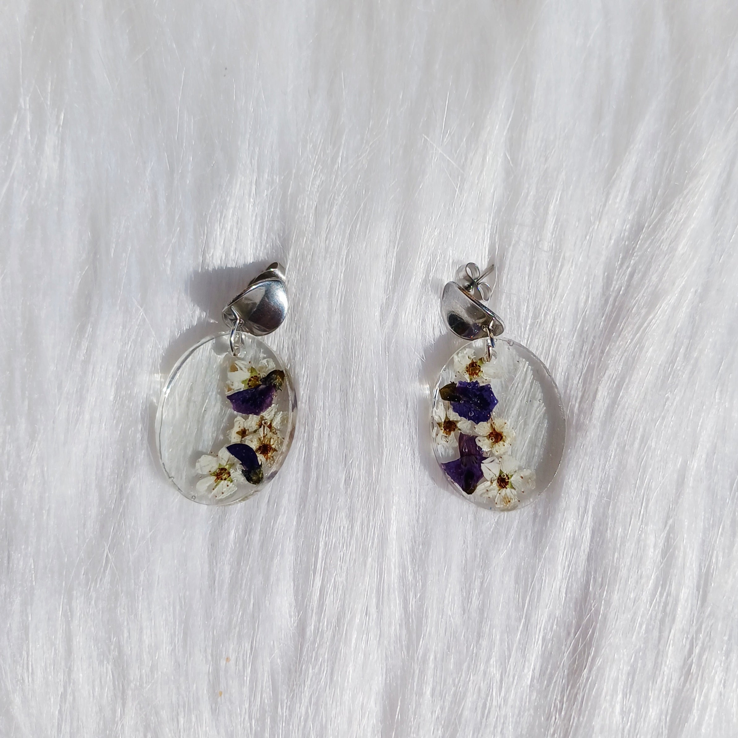Boucles d'oreilles Fleurs de Spirées – Harmonie et Légèreté