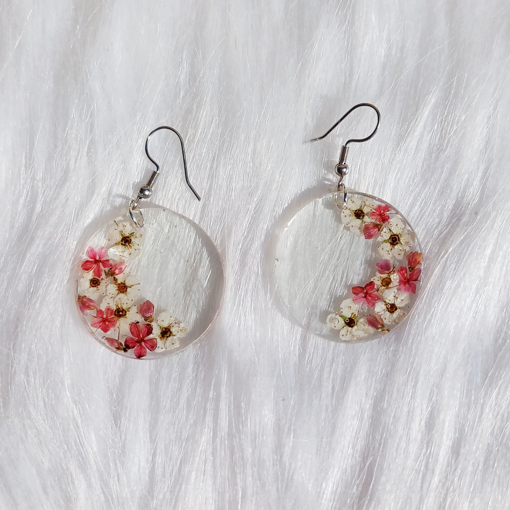 Boucles d'oreilles Fleurs de Spirées – Douceur