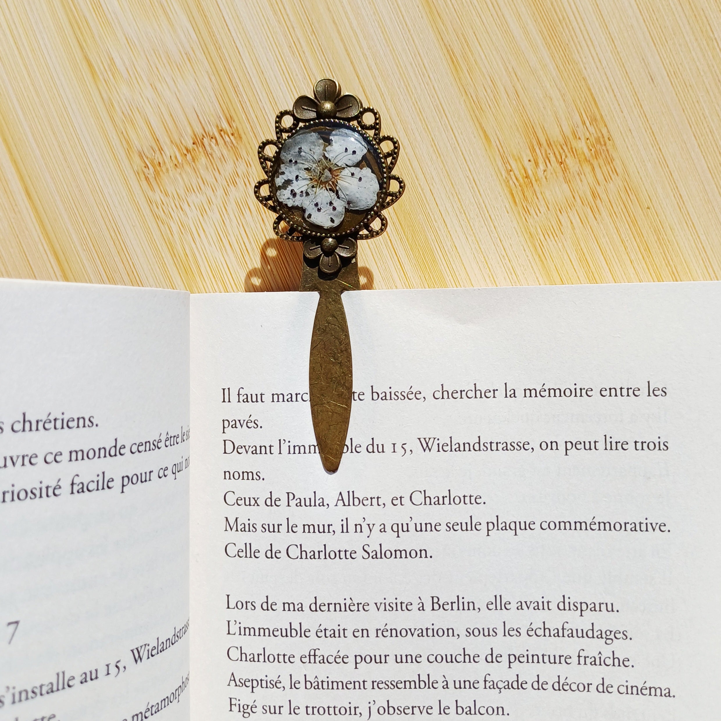 Marque-page Fleur de Cerisier - Douceur et Lecture