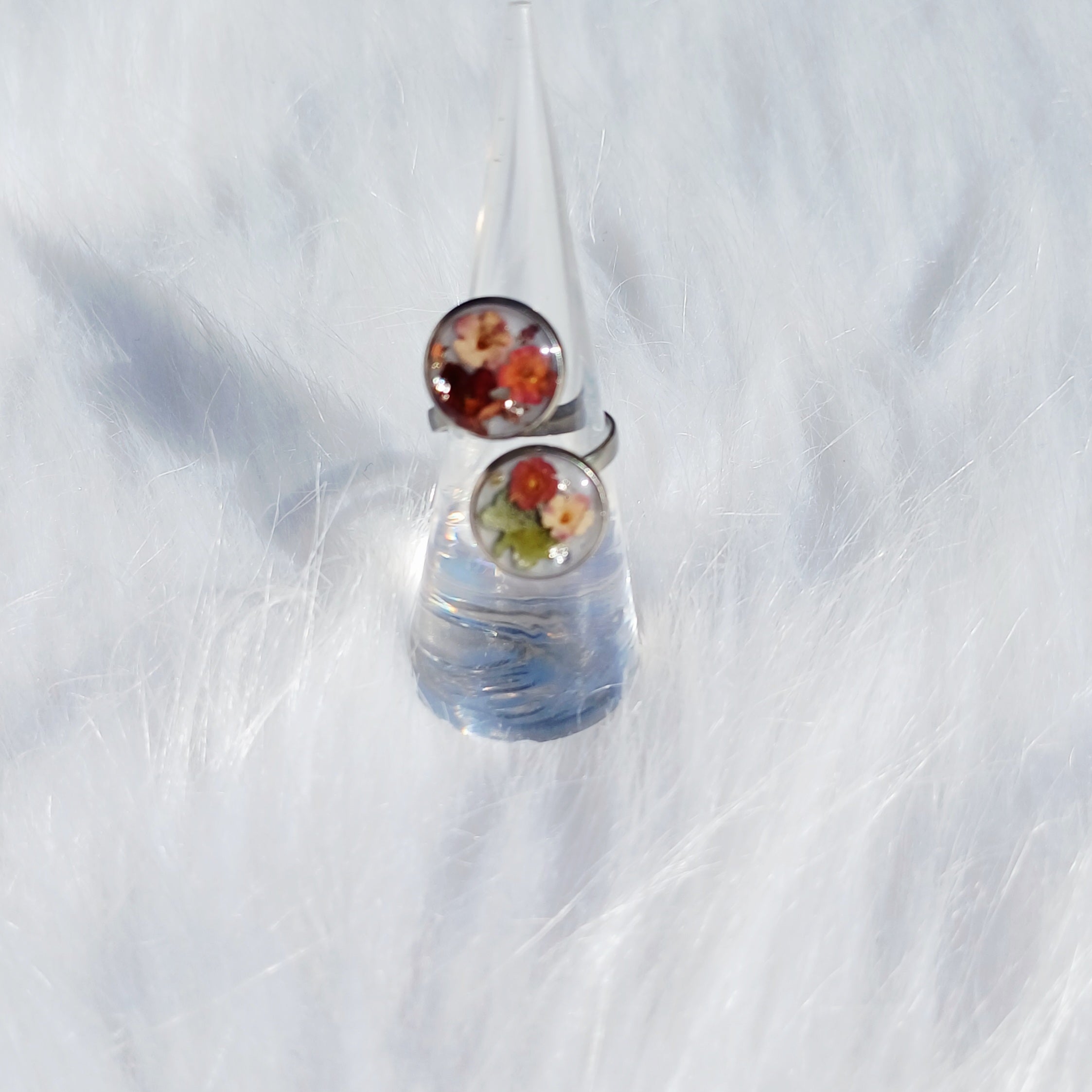 Bague Fleurie - Ajustable
