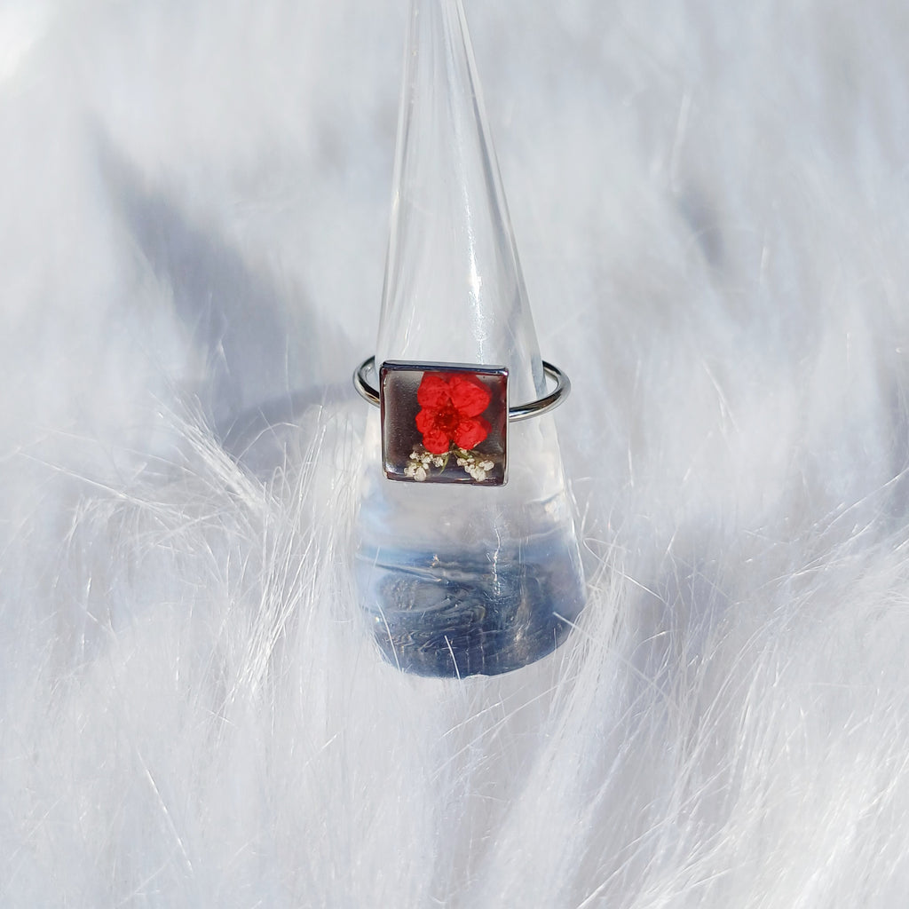 Bague Fleurie - Ajustable