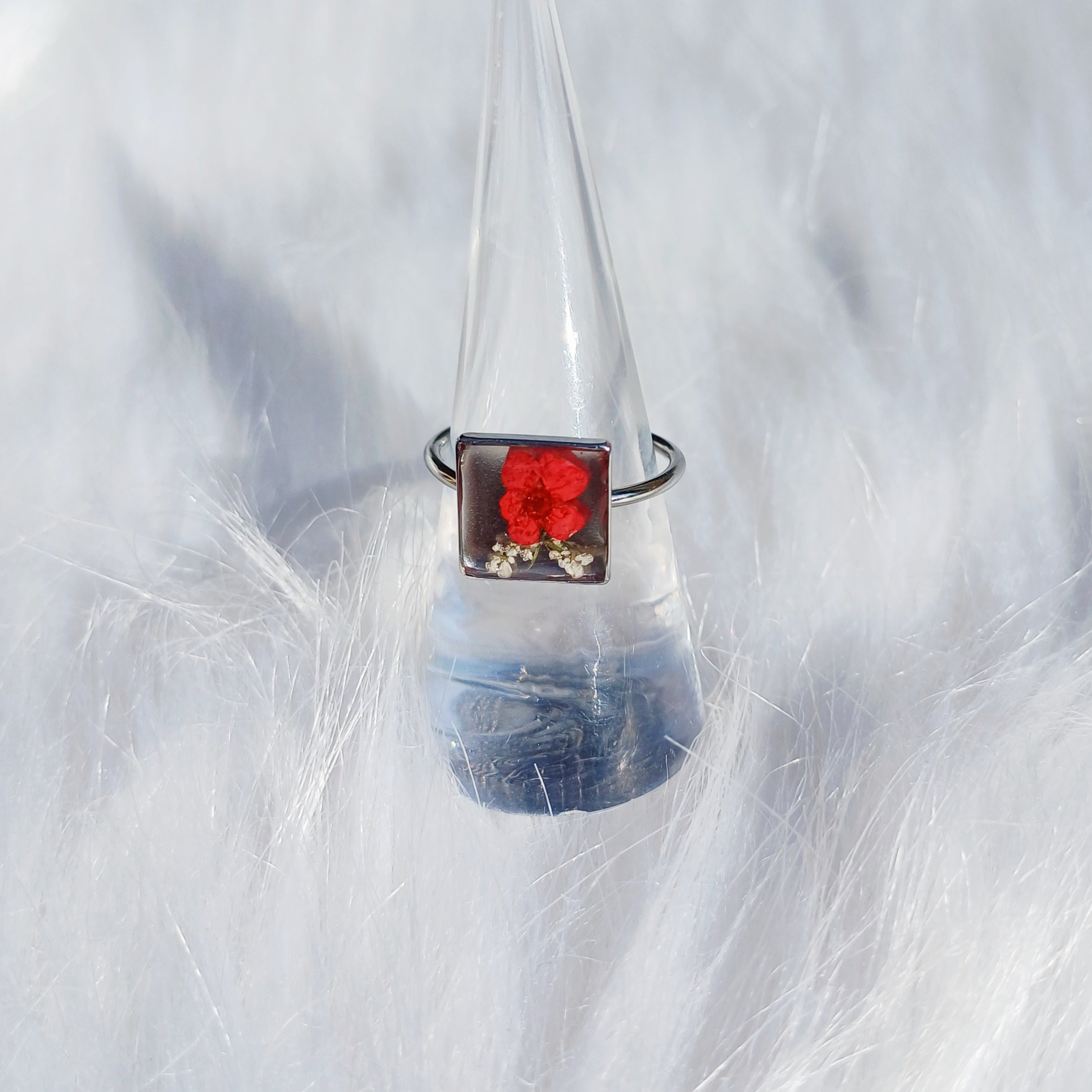 Bague Fleurie - Ajustable