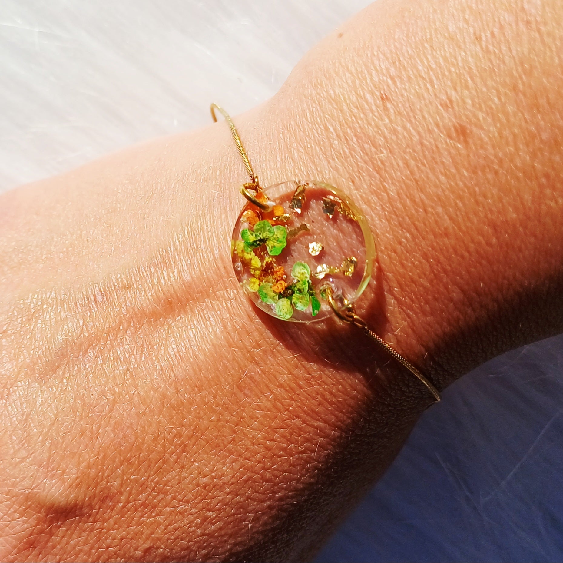 Bracelet Éclat Fleuri – Ajustable