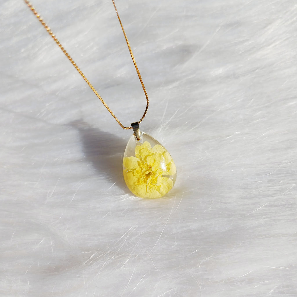 Collier fleur de Rosier de Banks – Gratitude