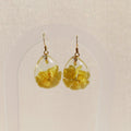 Boucles d’Oreilles fleurs de Rosier de Banks