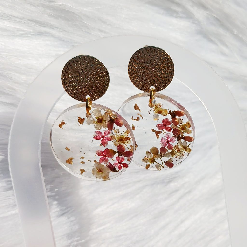 Boucles d'oreilles Fleurs de Spirées – Renouveau