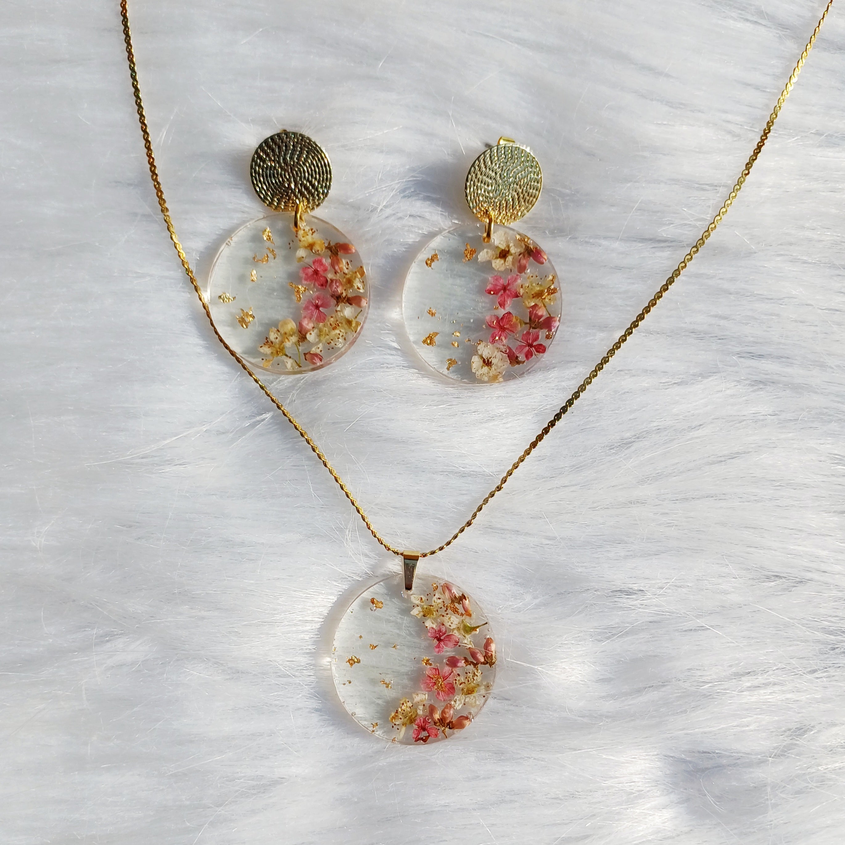 Parure Éclat de Spirées – Pureté