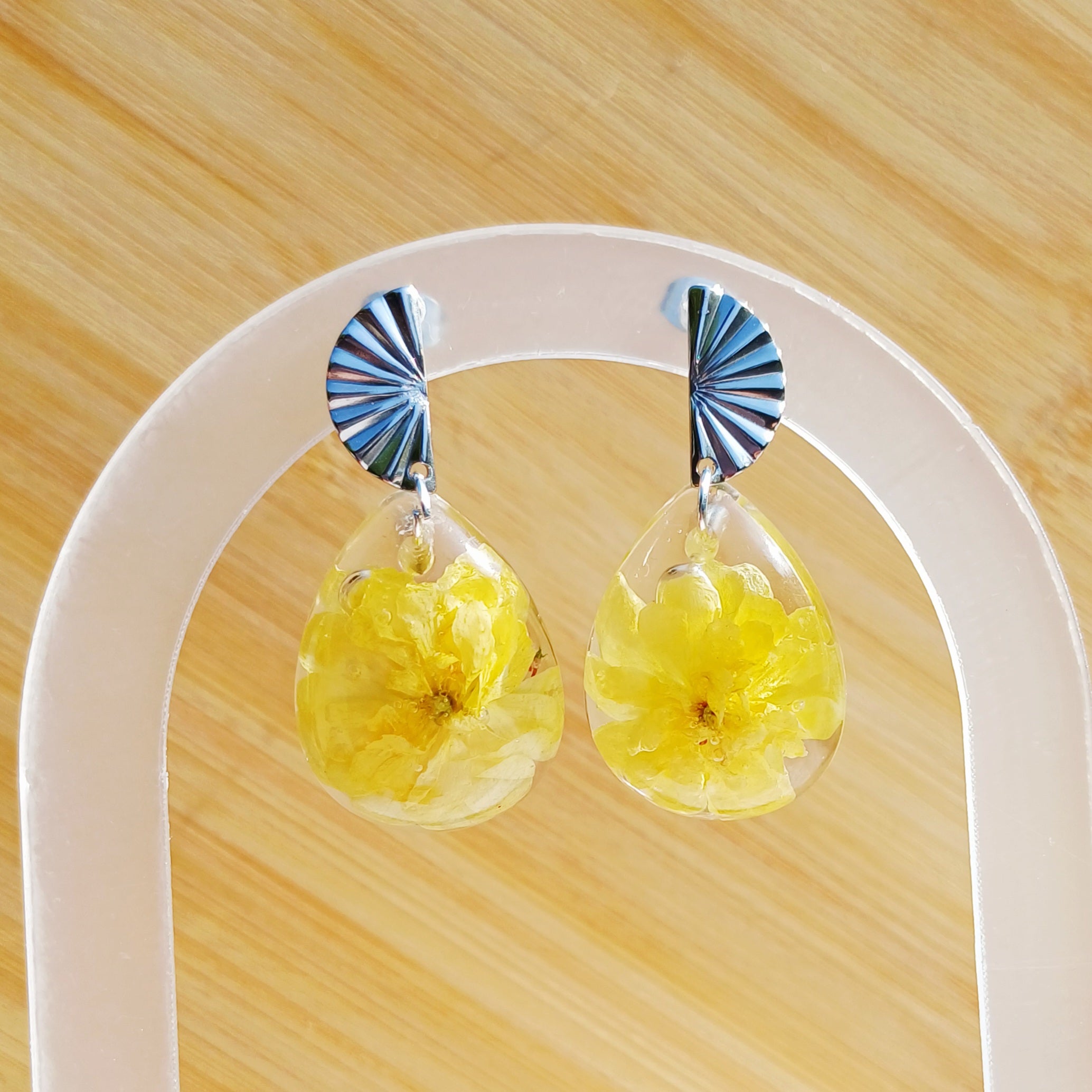 Boucles d’Oreilles Rose de Banks – Amour éternel