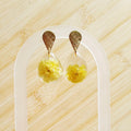 Boucles d'oreilles fleurs de banks - Naturelles