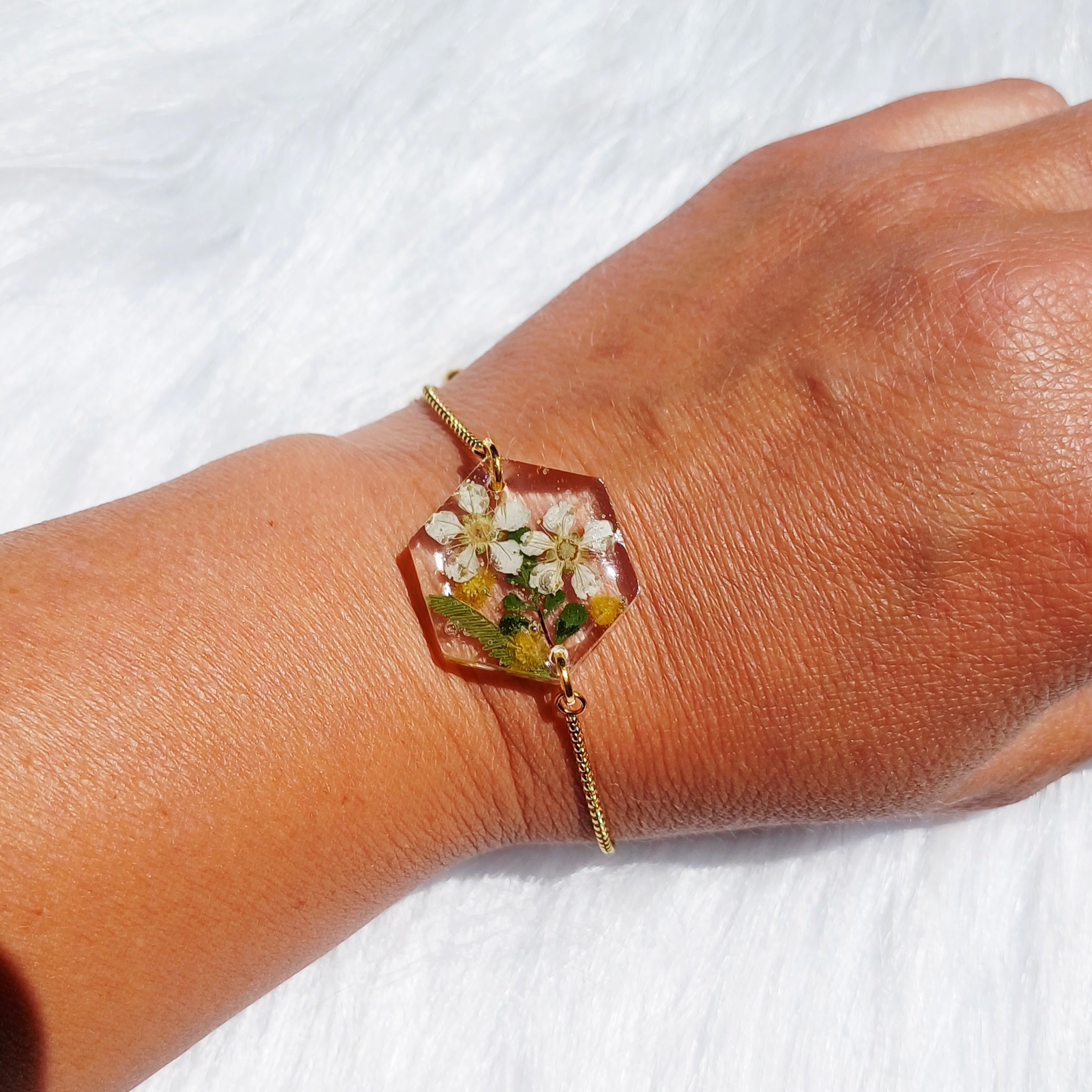 Bracelet ajustable – Douceur Florale