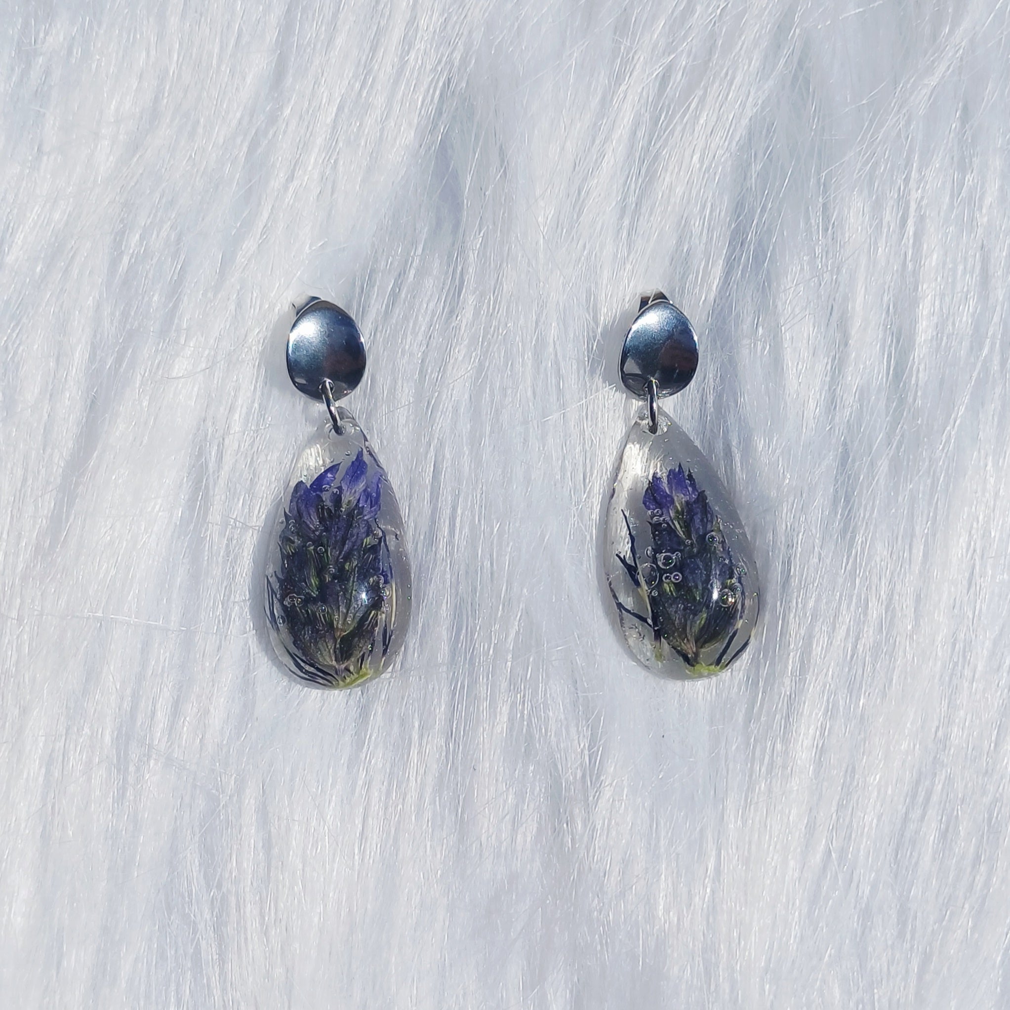 Boucles d’Oreilles Lavande