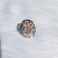 Bague Ajustable Fleur de Lilas – Douceur et Souvenir