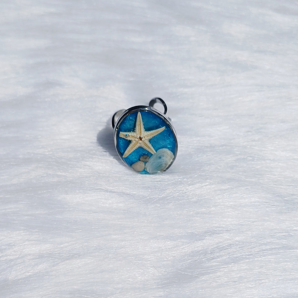 Bague Ajustable - Coquillage Côte d'Azur