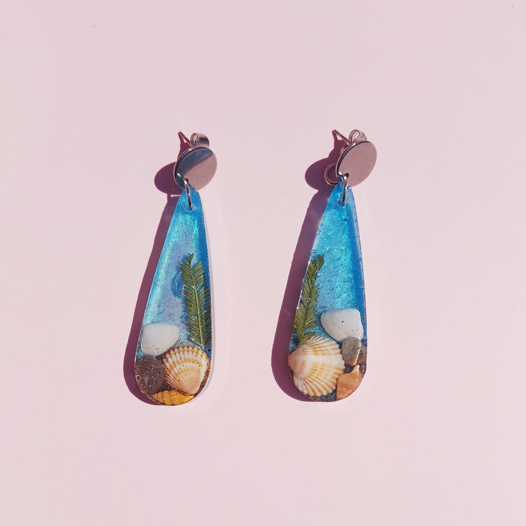 Boucles d’Oreilles Coquillages – Côte d'Azur