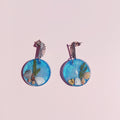 Boucles d’Oreilles Galets et Coquillages – Côte d’Azur