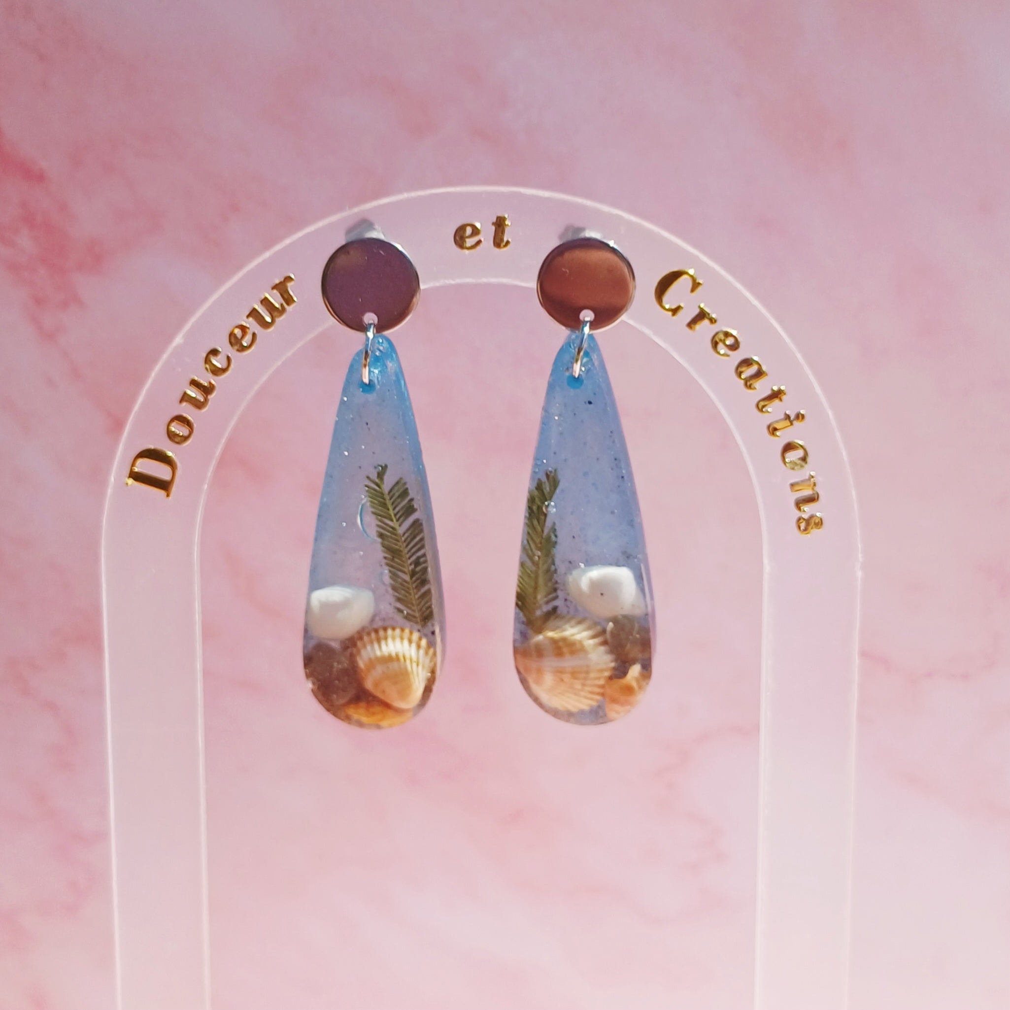 Boucles d’Oreilles Coquillages – Côte d'Azur