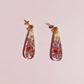 Boucles d'Oreilles Lilas Séché — Amour et pureté