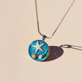 Collier étoile de mer - coquillages et galets Côte d'Azur