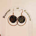 Boucles d'Oreilles Fleur de carotte sauvage – Simplicité champêtre
