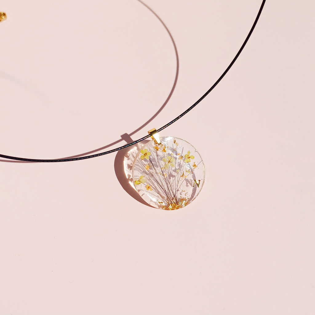 Collier Arbre de Vie Personnalisé Poil de Chien et Fleurs Séchées