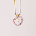 Collier Pépite d'Or Caroline du Nord - Fleurs Séchées