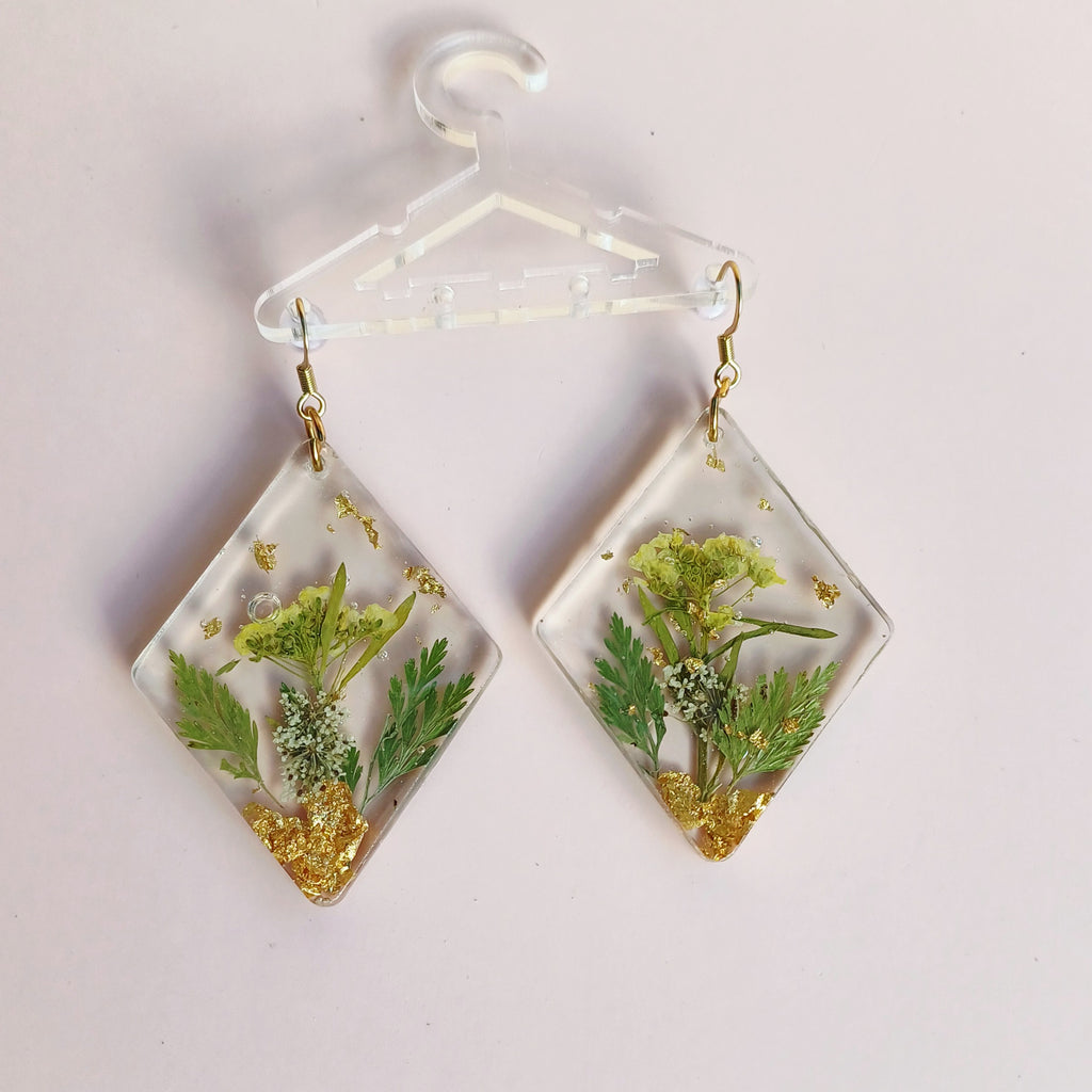 Boucles d'Oreilles Fleurs Sauvages