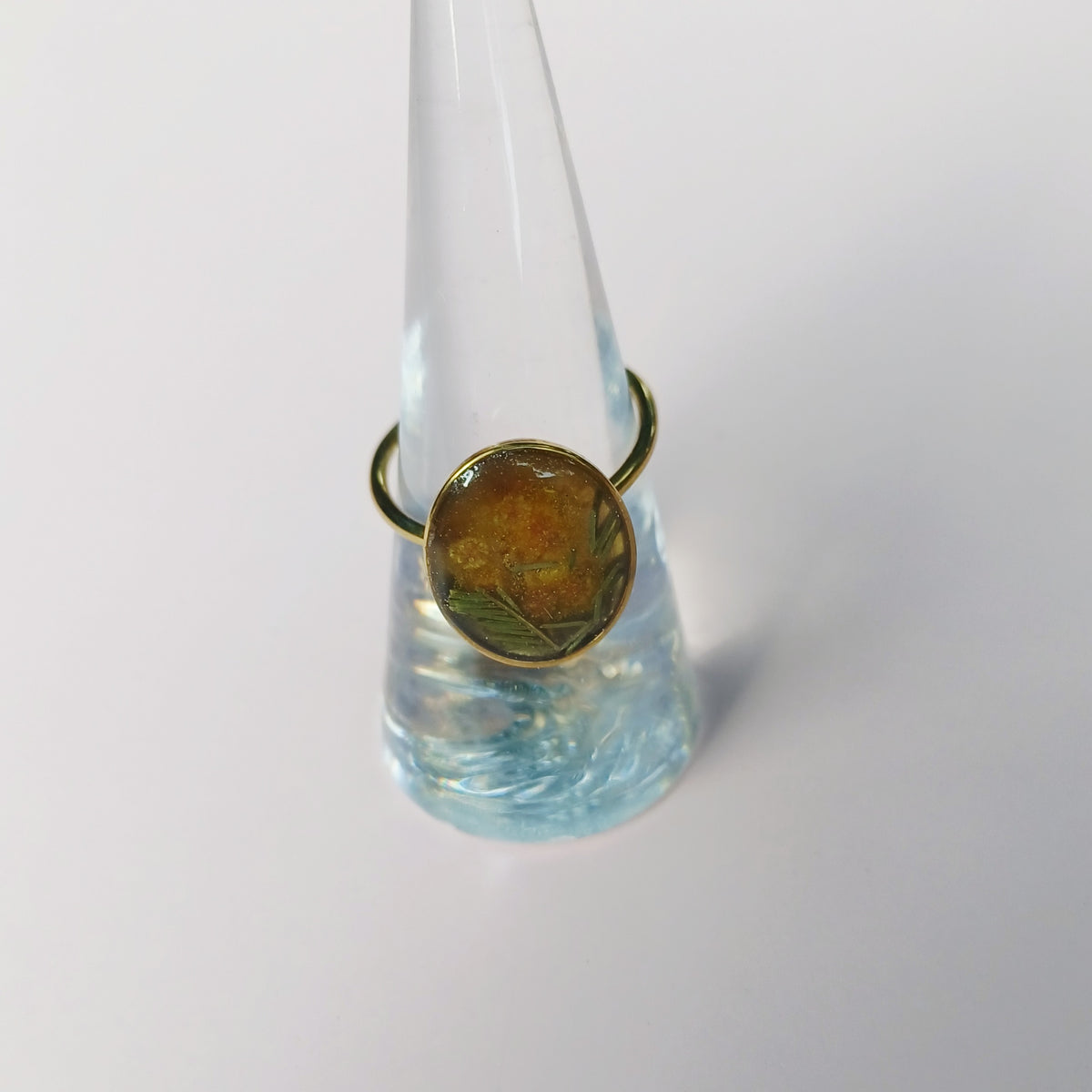 Bague ajustable mimosa