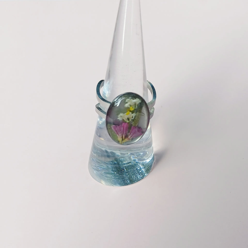 Bague Ajustable - Bouquet de Fleurs