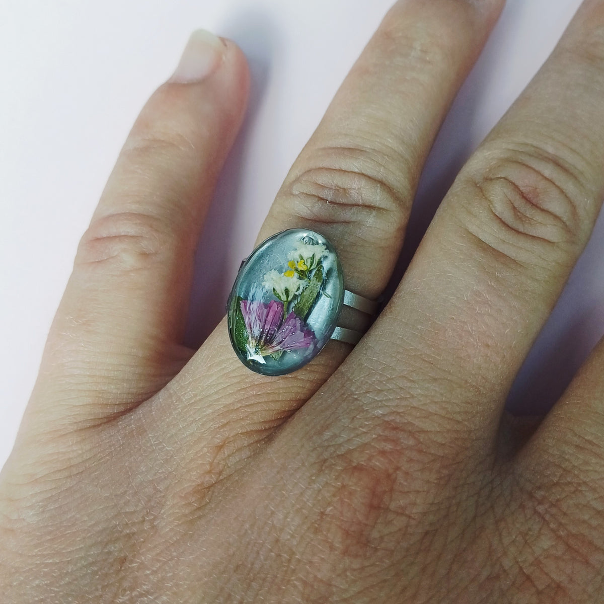 Bague Ajustable - Bouquet de Fleurs
