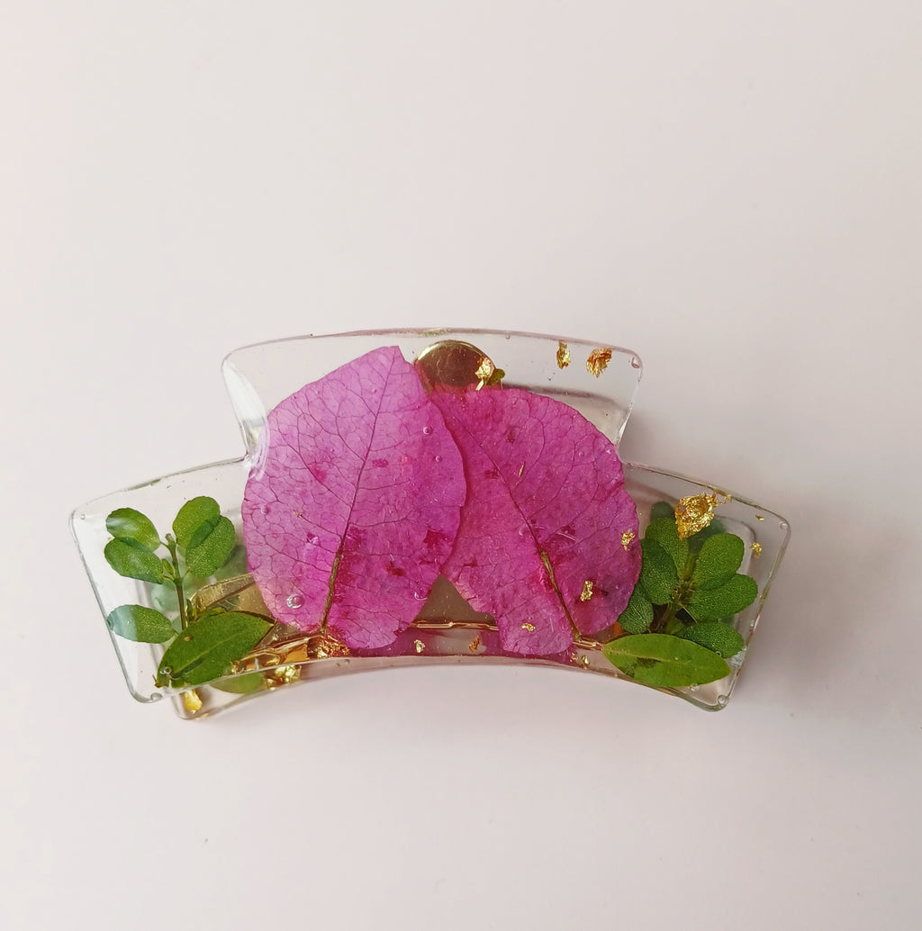 Pince Cheveux Fleurs de Bougainvillier - Résilience
