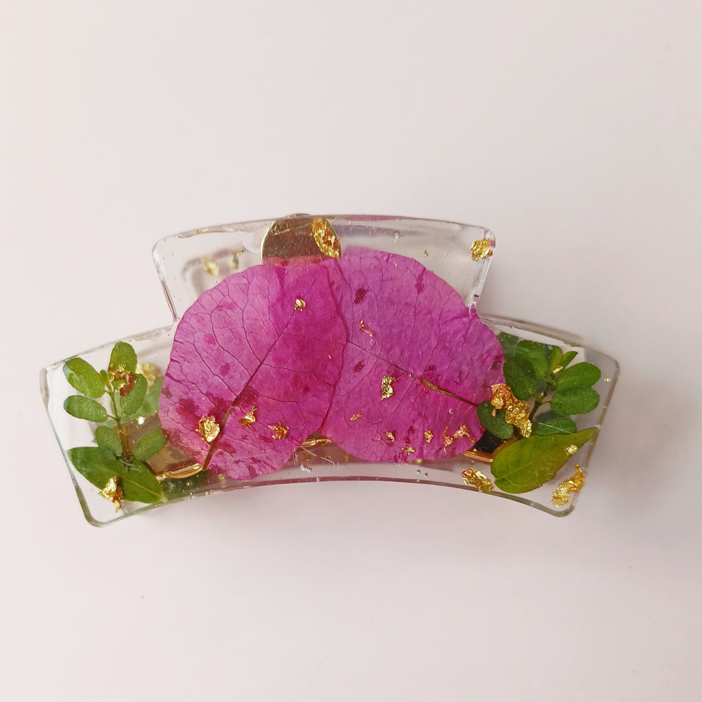 Pince Cheveux Fleurs de Bougainvillier - Résilience