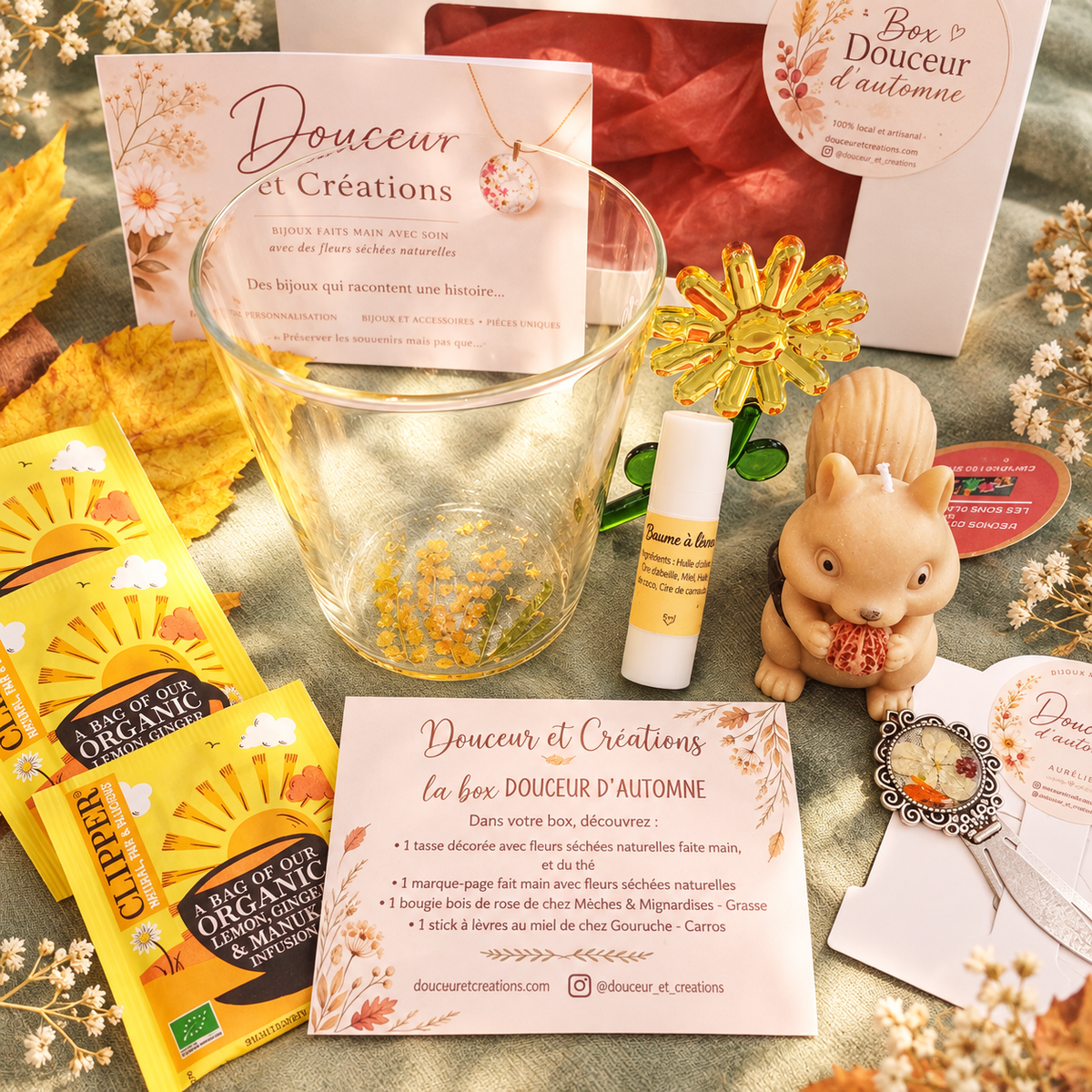 Box Douceur d'Automne – Coffret Artisanal Fait Main et Local